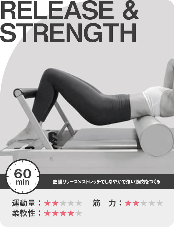 RELEASE ＆ STRENGTH 筋膜リリース×ストレッチでしなやかで強い筋肉をつくる