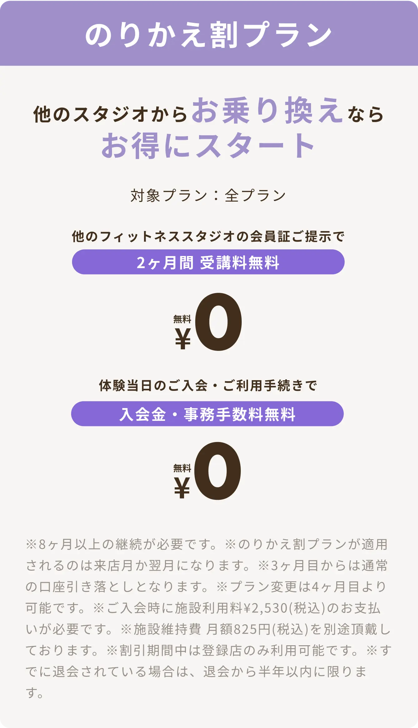 乗り換え割プラン